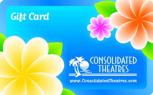 Consolidated theater gift cards